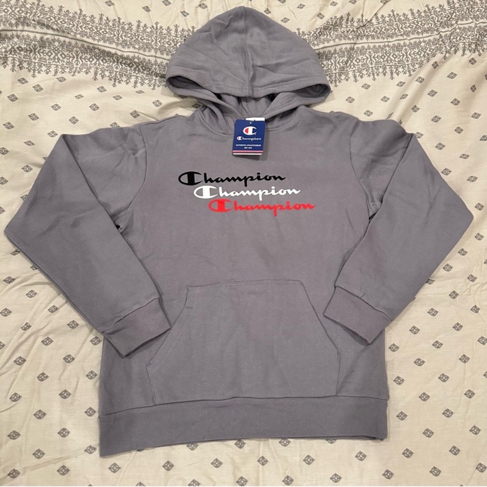 Champion Kids Grey Hoodie